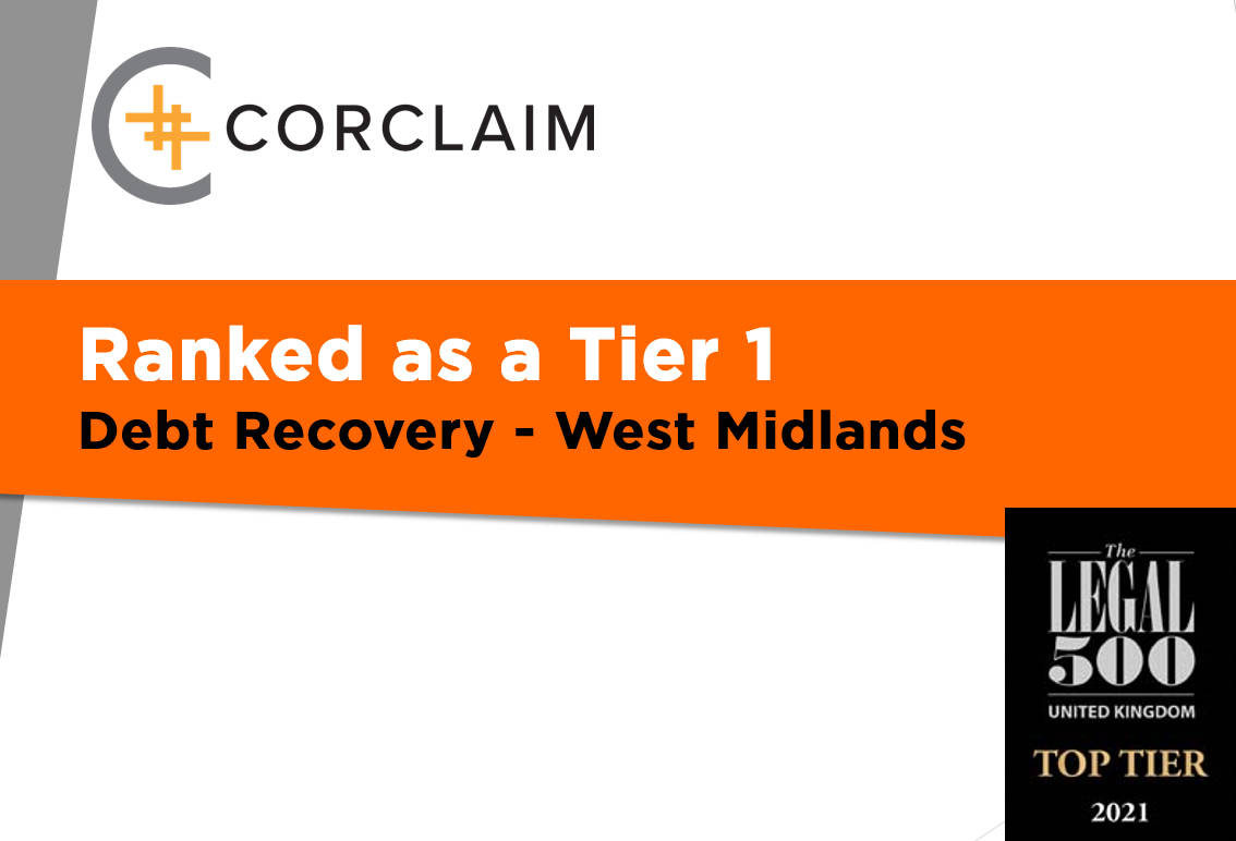 Corclaim’s Debt Team Ranked Tier 1 by Legal 500